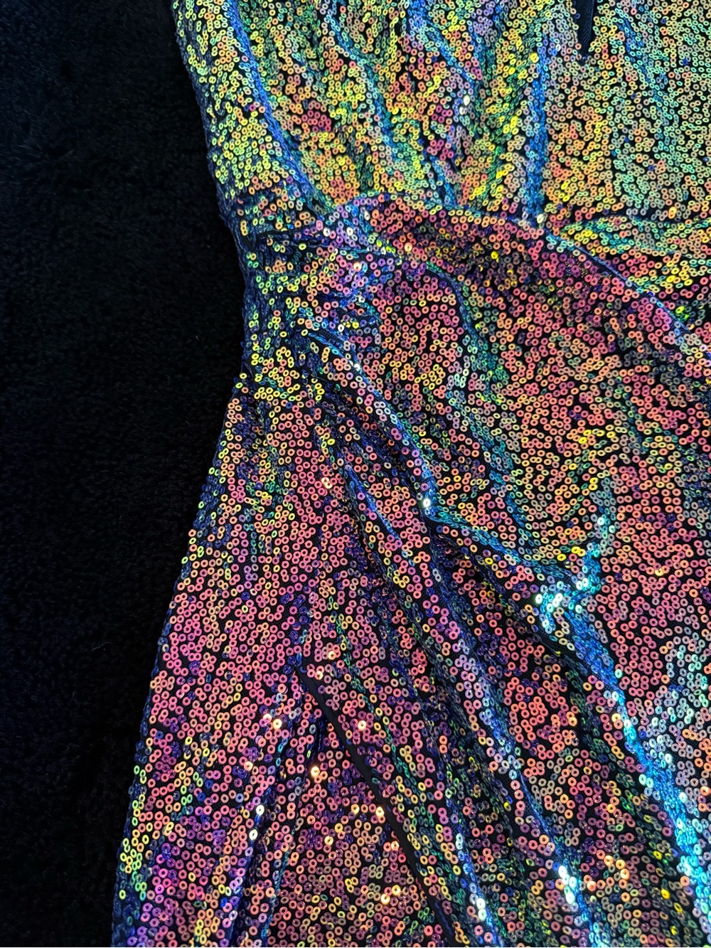 Grace Karin Multicolor Sequin Dance Dress - Picture 3 of 8